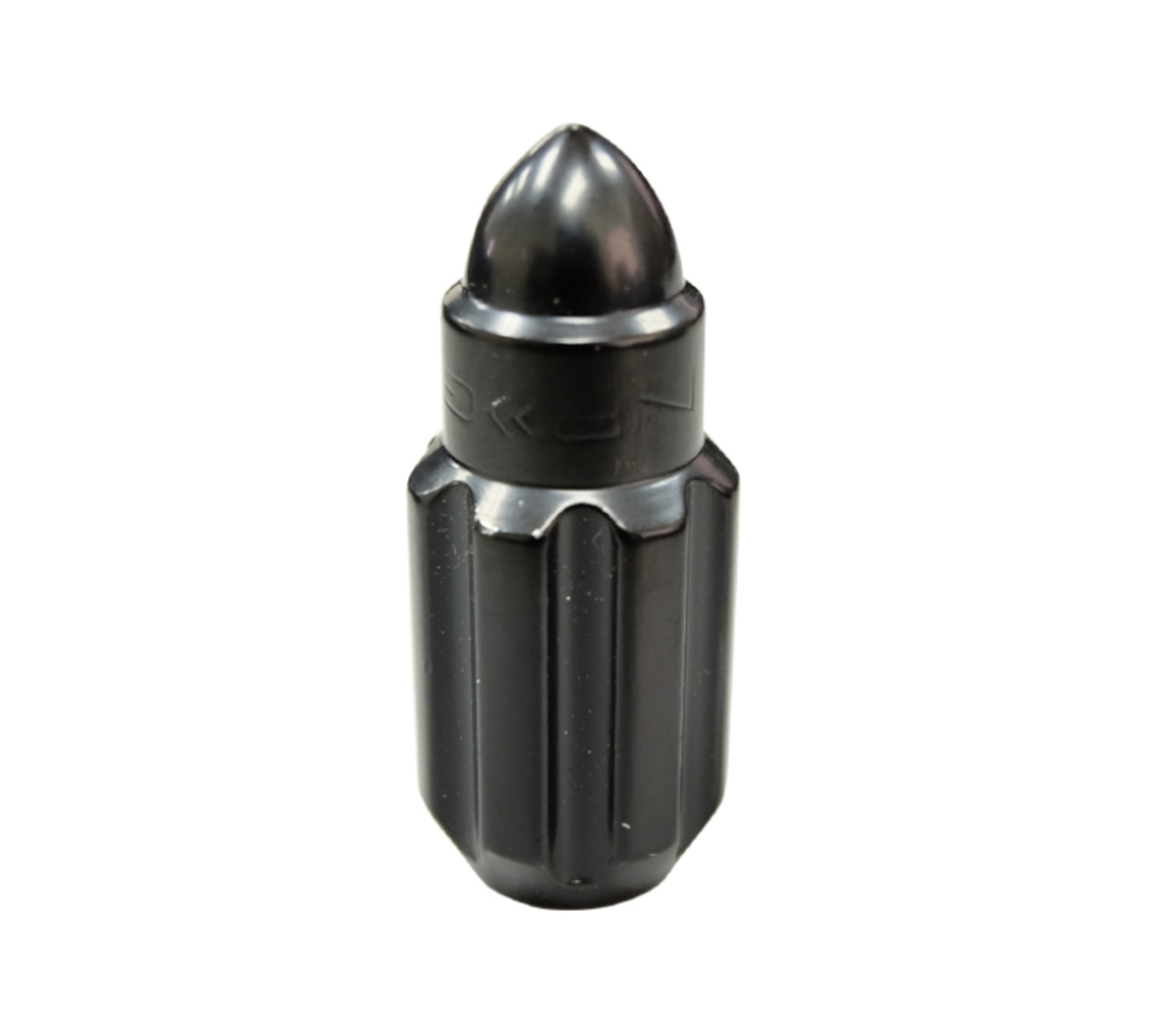 Picture of NRG 500 Series M12 X 1.5 Bullet Shape Steel Lug Nut Set - 21 Pc w/Lock Key - Black