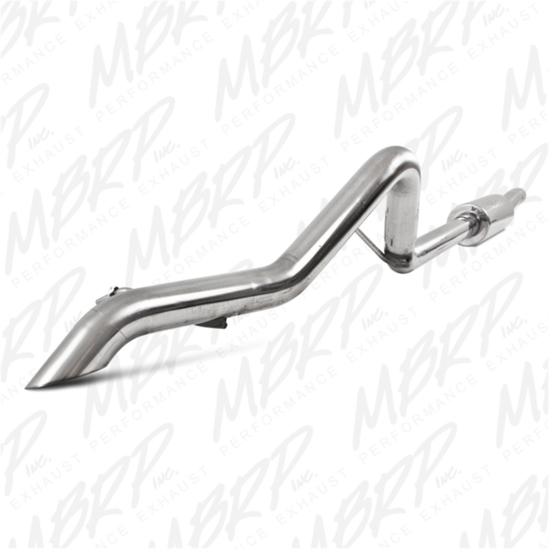 Picture of MBRP 2007-2009 Jeep Wrangler (JK) 3.8L V6 4 dr Off-Road Tail Pipe Muffler before Axle