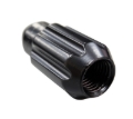 Picture of NRG 500 Series M12 X 1.5 Bullet Shape Steel Lug Nut Set - 21 Pc w/Lock Key - Black