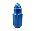Picture of NRG 500 Series M12 X 1.5 Bullet Shape Steel Lug Nut Set - 21 Pc w/Lock Key - Blue