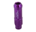 Picture of NRG 700 Series M12 X 1.5 Steel Lug Nut w/Dust Cap Cover Set 21 Pc w/Locks & Lock Socket - Purple