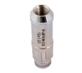 Picture of NRG 700 Series M12 X 1.25 Steel Lug Nut w/Dust Cap Cover Set 21 Pc w/Locks & Lock Socket - Silver