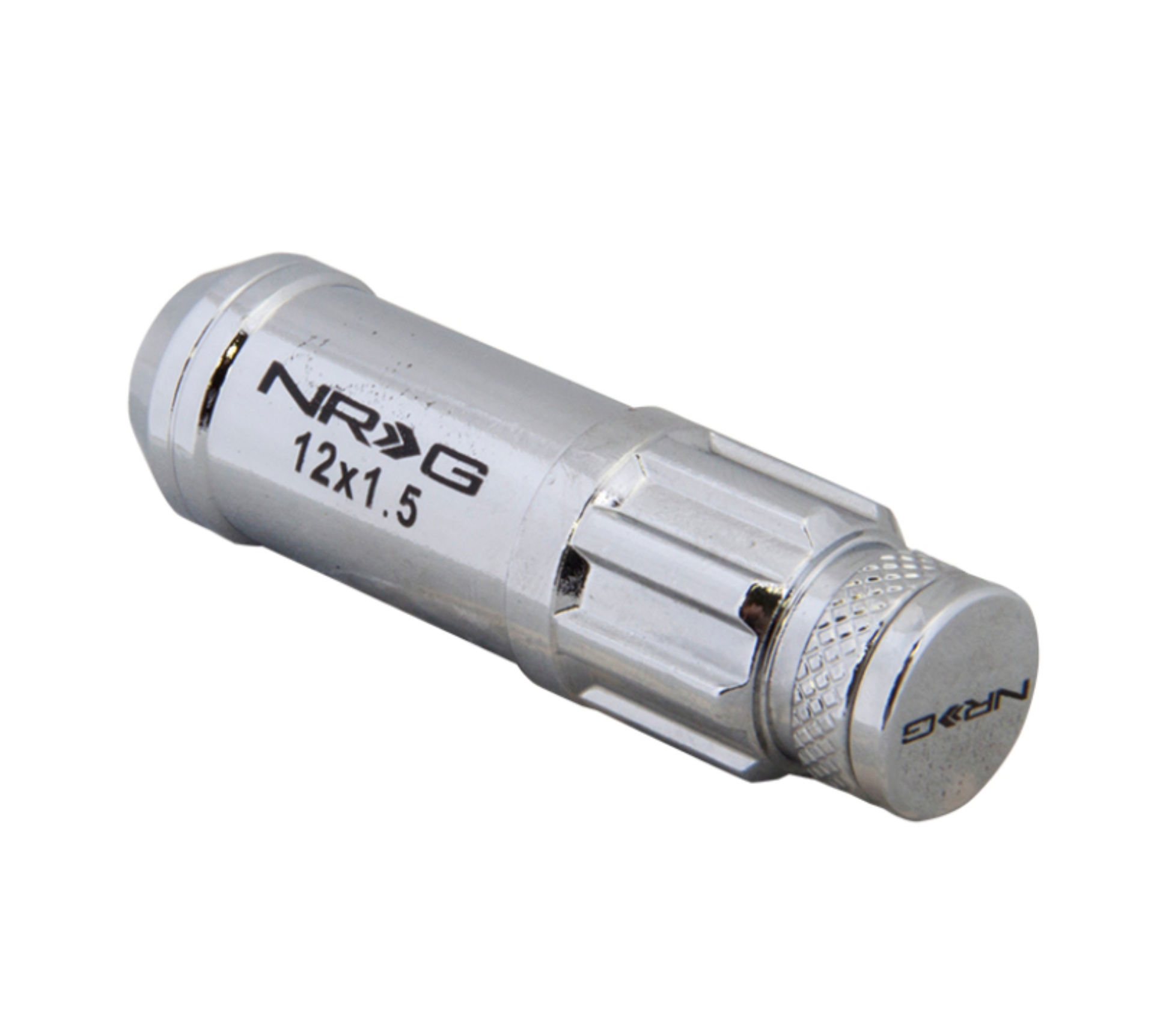 Picture of NRG 700 Series M12 X 1.5 Steel Lug Nut w/Dust Cap Cover Set 21 Pc w/Locks & Lock Socket - Silver
