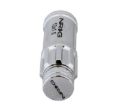 Picture of NRG 700 Series M12 X 1.5 Steel Lug Nut w/Dust Cap Cover Set 21 Pc w/Locks & Lock Socket - Silver