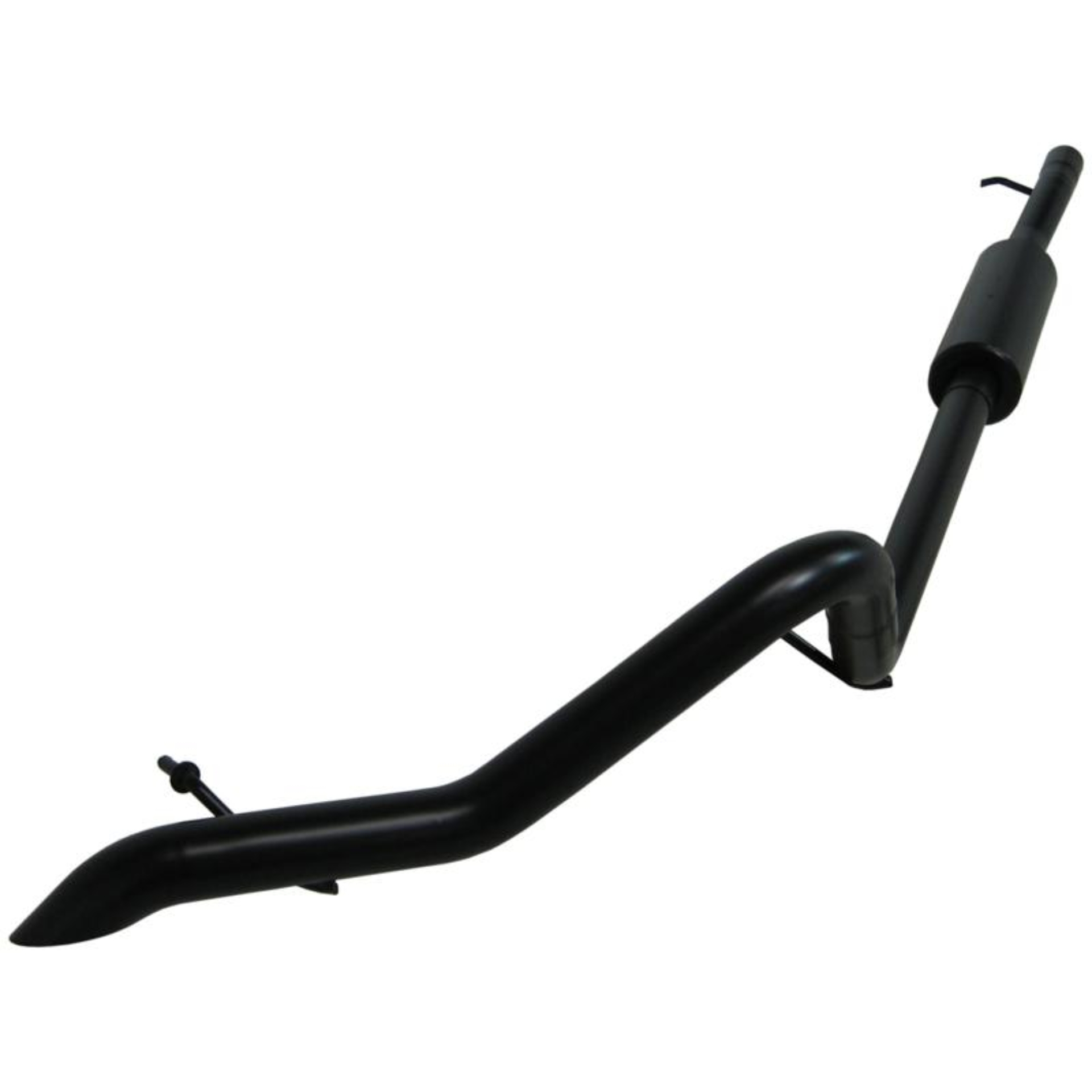 Picture of MBRP 2007-2009 Jeep Wrangler (JK) 3.8L V6 4 dr Off-Road Tail Pipe Muffler before Axle