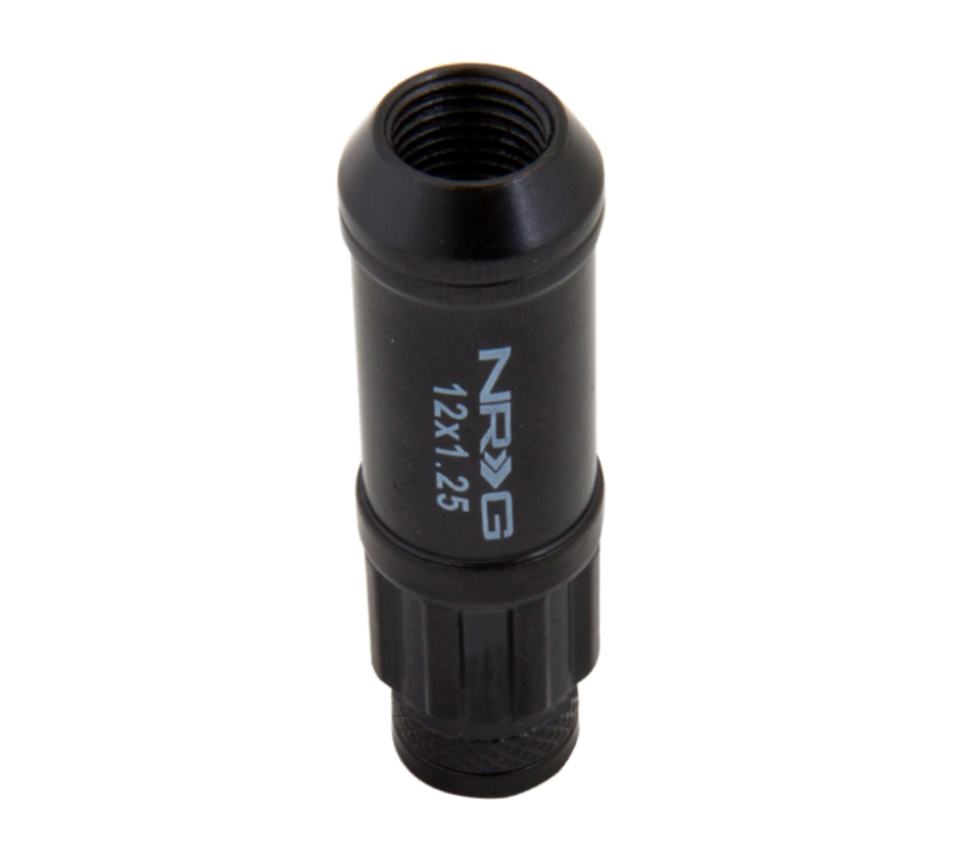 Picture of NRG 700 Series M12 X 1.25 Steel Lug Nut w/Dust Cap Cover Set 21 Pc w/Locks & Lock Socket - Black