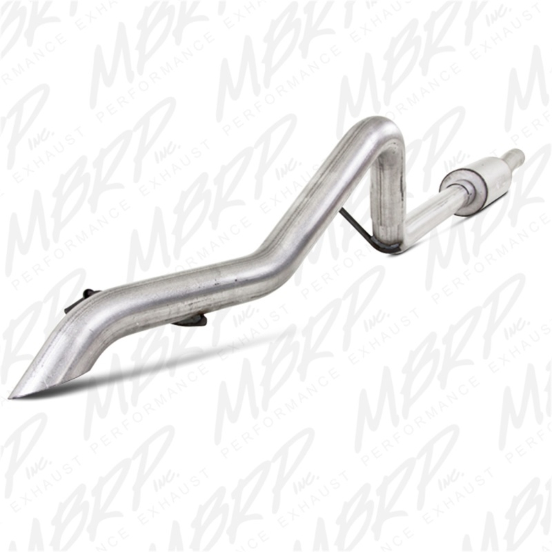 Picture of MBRP 2007-2009 Jeep Wrangler (JK) 3.8L V6 4 dr Off-Road Tail Pipe Muffler before Axle