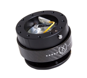 Picture of NRG Quick Release Gen 2.0 - Black Body / Black Carbon Fiber Ring