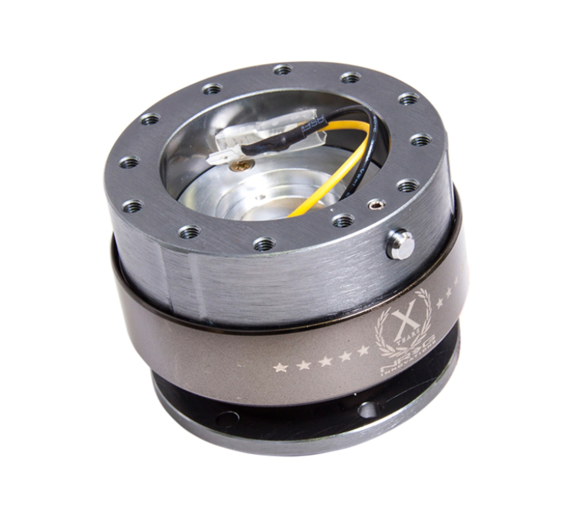 Picture of NRG Quick Release Gen 2.0 - Gunmetal Body / Titanium Chrome Ring