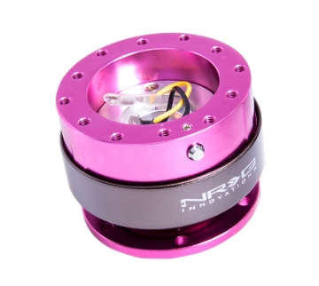 Picture of NRG Quick Release Gen 2.0 - Pink Body / Titanium Chrome Ring