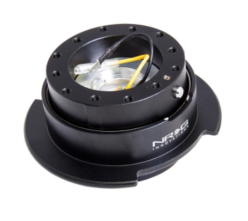 Picture of NRG Quick Release Kit Gen 2.5 - Black / Black Ring w/Finger Grooves