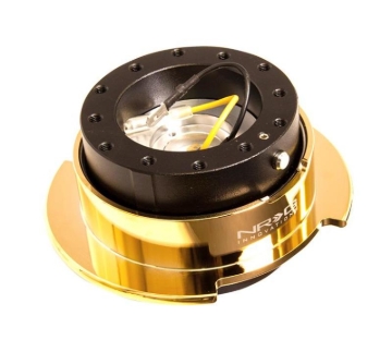 Picture of NRG Quick Release Kit Gen 2.5 - Black Body / Chrome Gold Ring