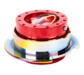 Picture of NRG Quick Release Gen 2.5 - Red Body / Neochrome Ring