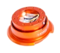 Picture of NRG Quick Release Kit Gen 2.8 - Orange Body / Titanium Chrome Ring