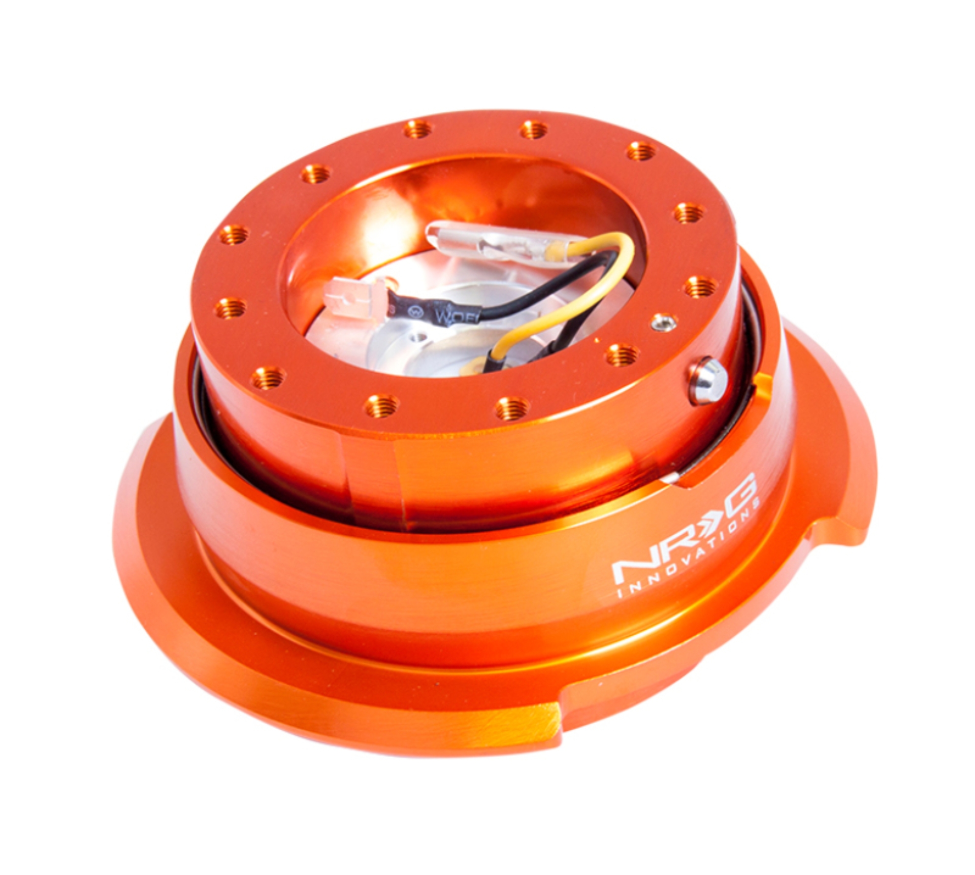 Picture of NRG Quick Release Kit Gen 2.8 - Orange Body / Titanium Chrome Ring