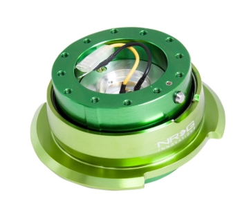 Picture of NRG Quick Release Kit Gen 2.8 - Green Body / Titanium Chrome Ring