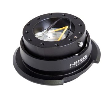 Picture of NRG Quick Release Kit Gen 2.8 - Black / Black Ring
