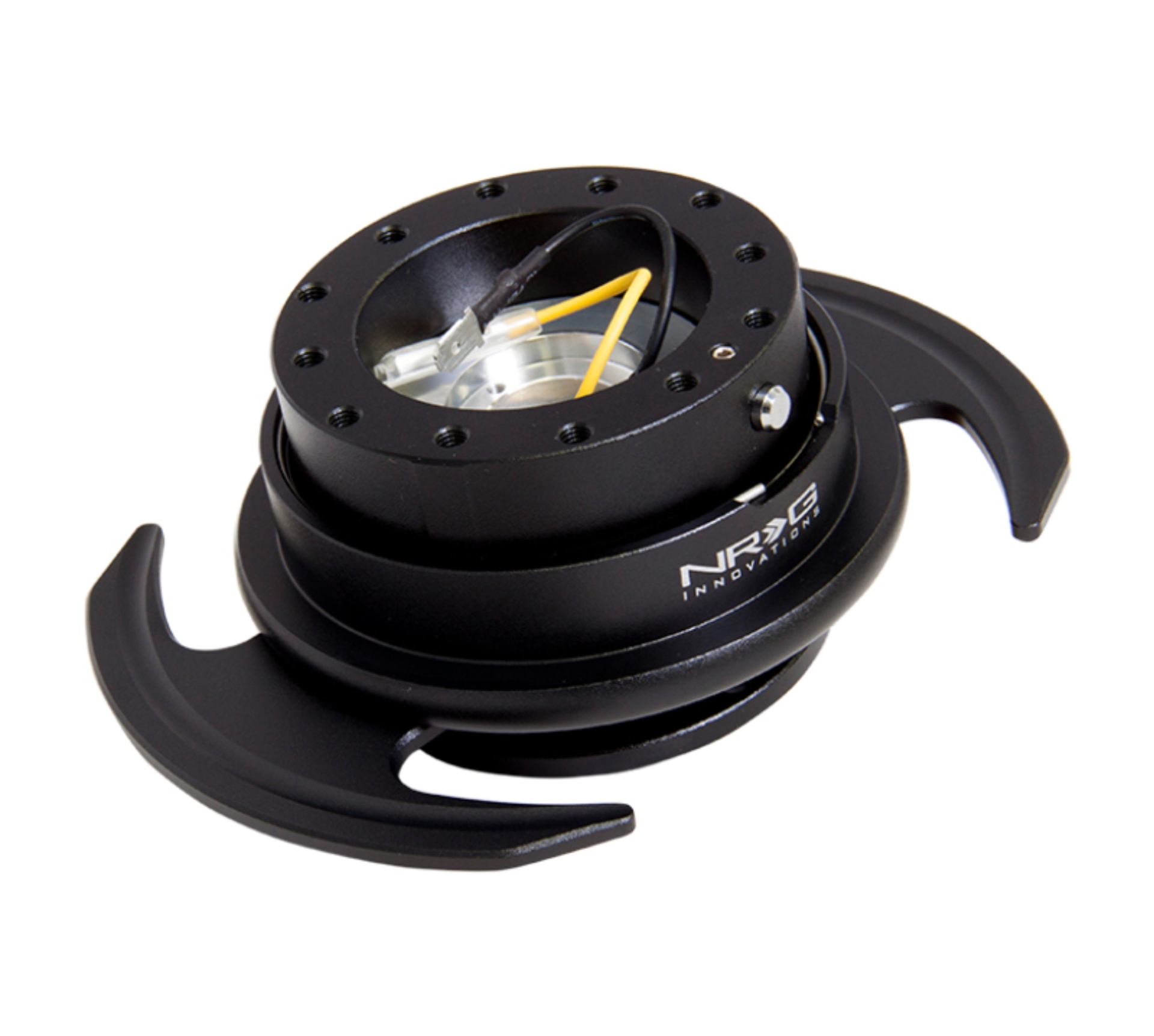 Picture of NRG Quick Release Kit Gen 3.0 - Black Body / Black Ring w/Handles