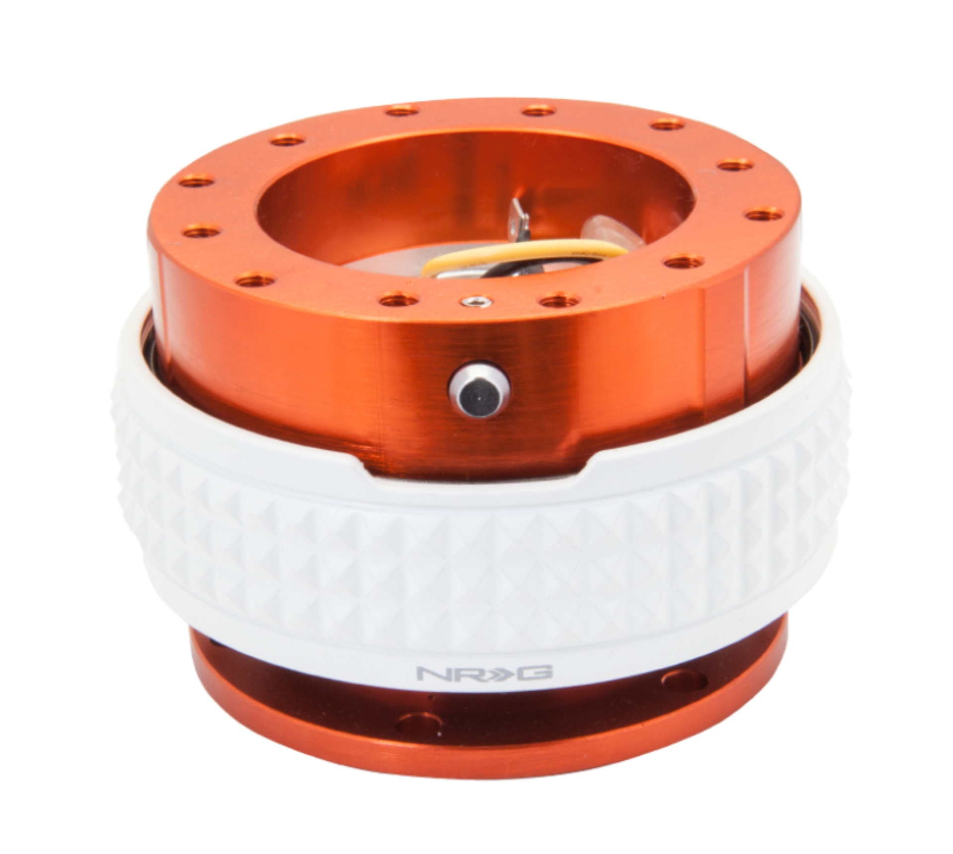 Picture of NRG Quick Release Kit - Pyramid Edition - Orange Body / Glow In The Dark Pyramid Ring