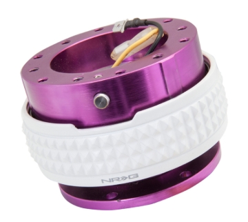 Picture of NRG Quick Release Kit - Pyramid Edition - Purple Body / Glow In The Dark Pyramid Ring
