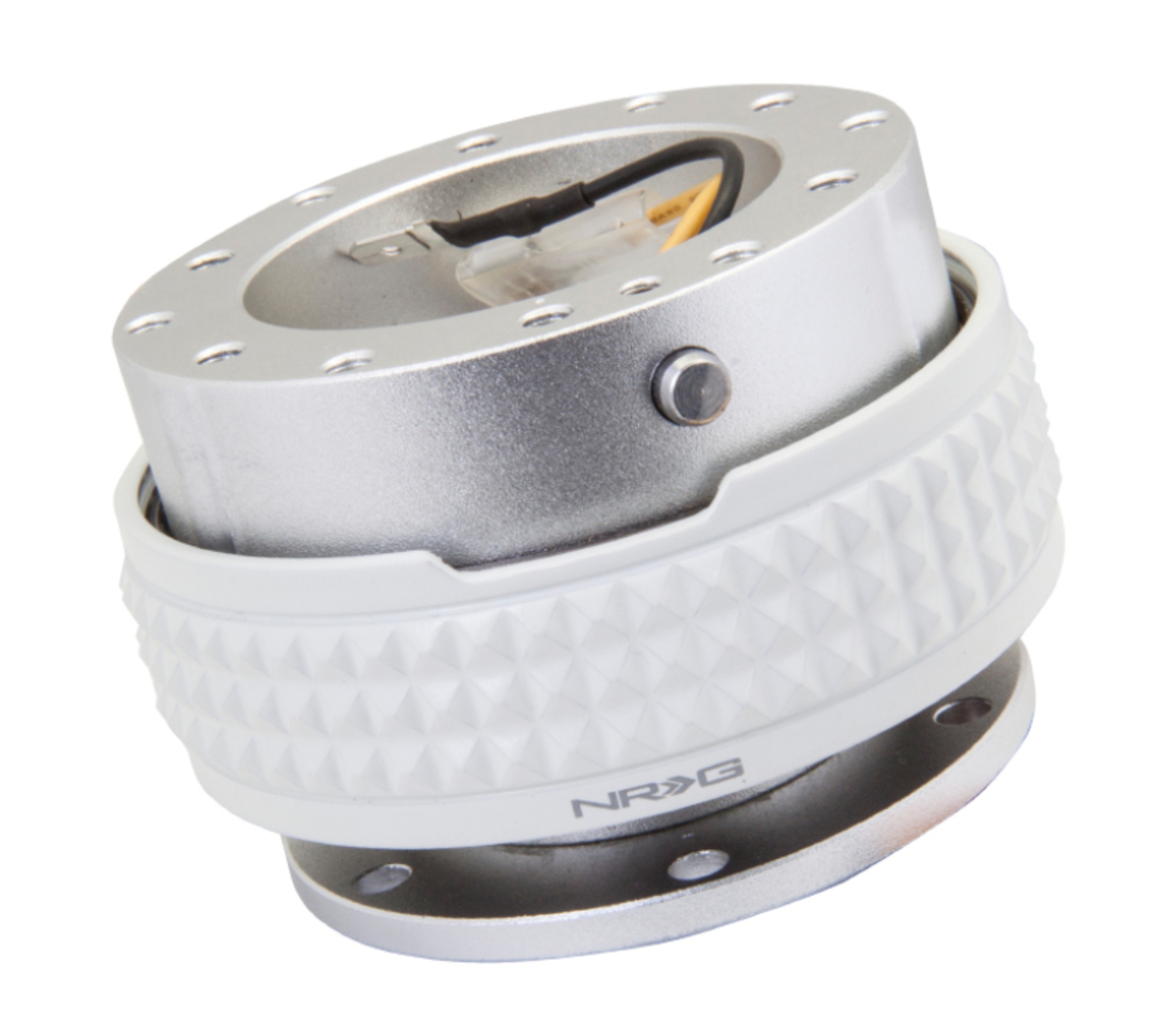 Picture of NRG Quick Release Kit - Pyramid Edition - Silver Body / Glow In The Dark Pyramid Ring