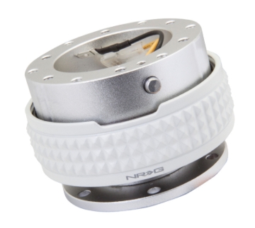 Picture of NRG Quick Release Kit - Pyramid Edition - Silver Body / Glow In The Dark Pyramid Ring
