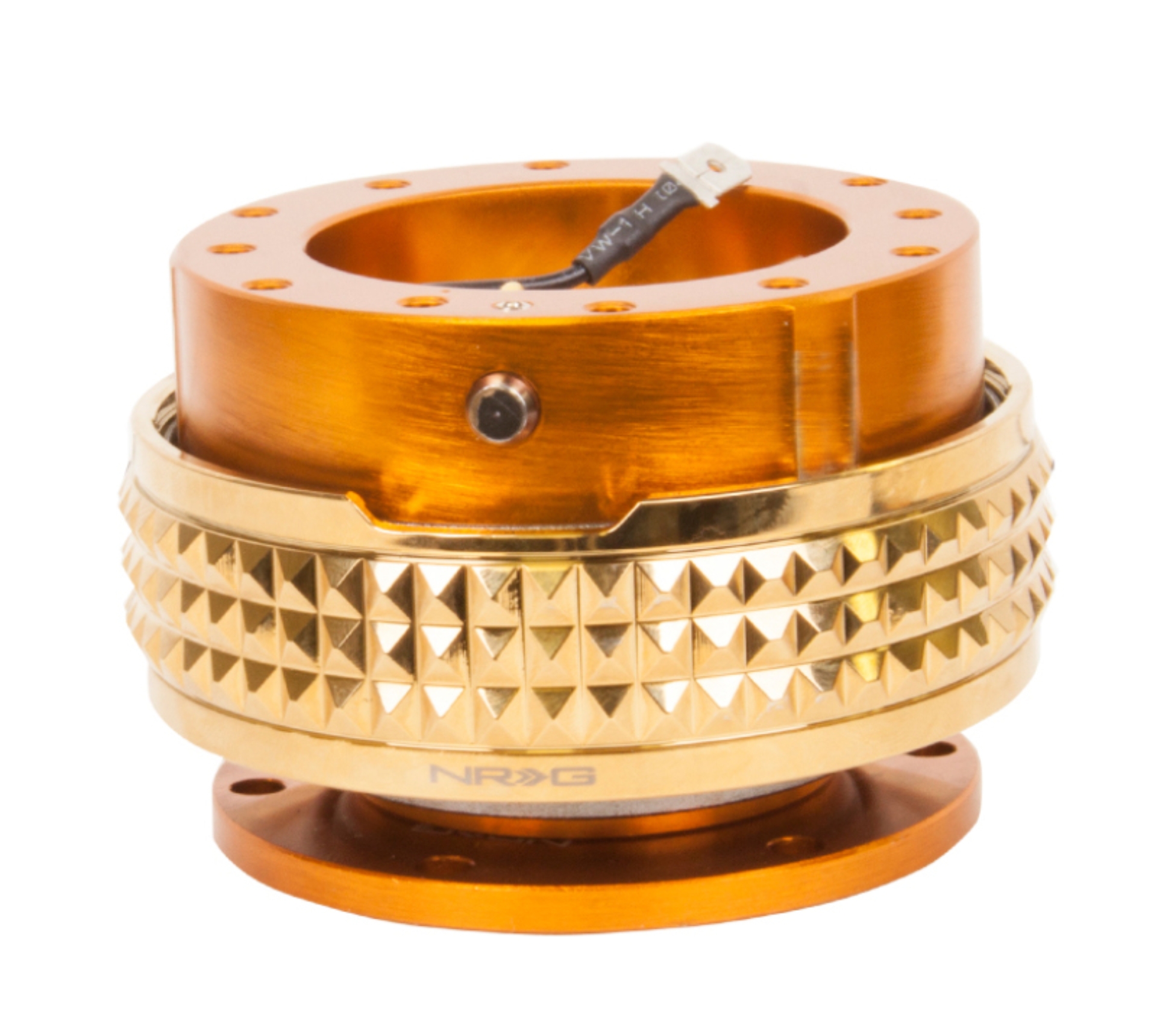 Picture of NRG Quick Release Kit - Pyramid Edition - Rose Gold Body / Chrome Gold Pyramid Ring
