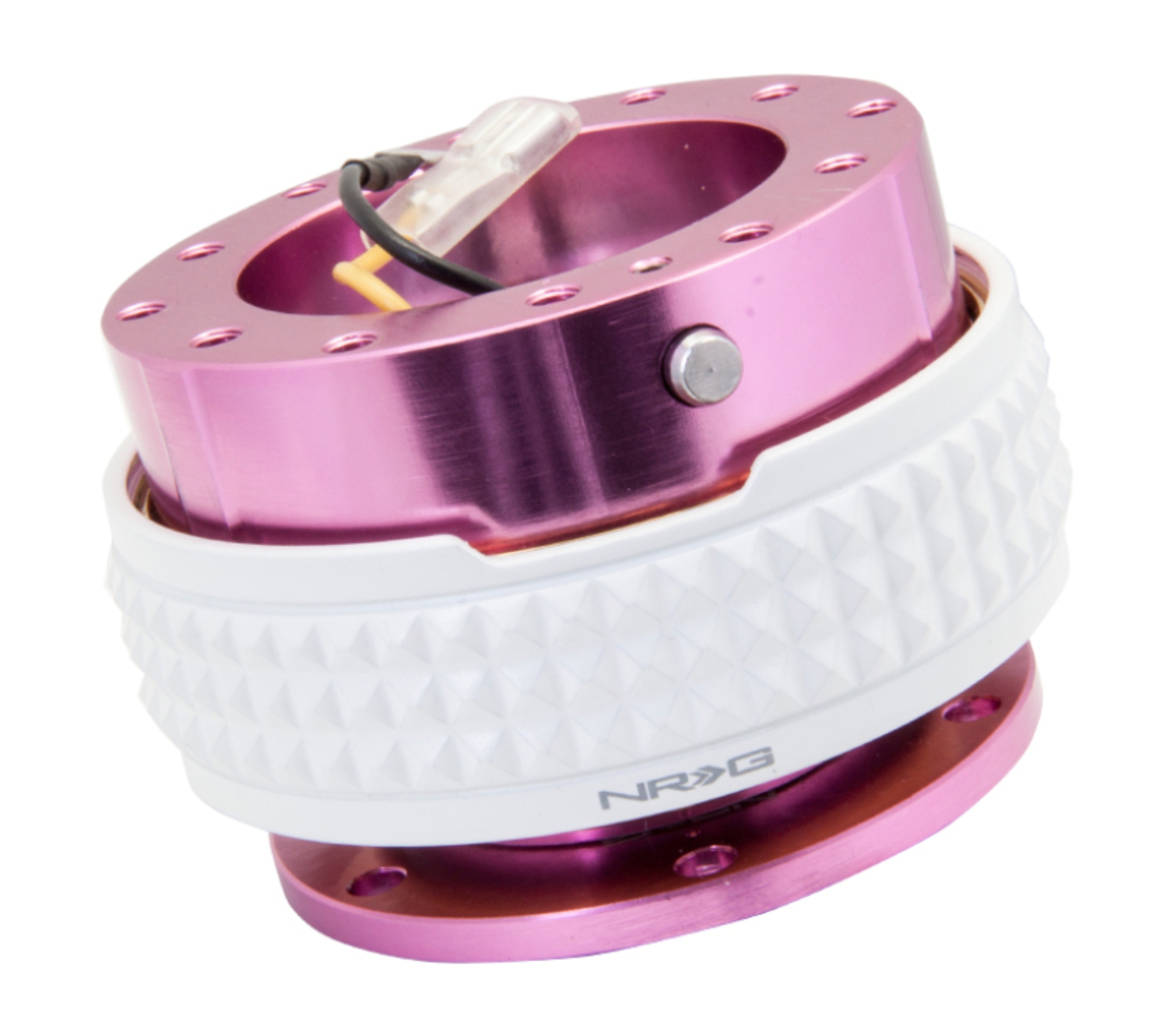 Picture of NRG Quick Release Kit - Pyramid Edition - Pink Body / Glow In The Dark Pyramid Ring