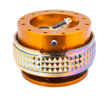 Picture of NRG Quick Release Kit - Pyramid Edition - Rose Gold Body / Neochrome Pyramid Ring