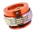 Picture of NRG Quick Release Kit - Pyramid Edition - Orange Body / Neochrome Pyramid Ring