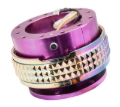 Picture of NRG Quick Release Kit - Pyramid Edition - Purple Body / Neochrome Pyramid Ring
