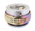 Picture of NRG Quick Release Kit - Pyramid Edition - Silver Body / Neochrome Pyramid Ring