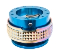 Picture of NRG Quick Release Kit - Pyramid Edition - Blue Body / Neochrome Pyramid Ring