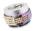 Picture of NRG Quick Release Kit - Pyramid Edition - Silver Body / Neochrome Pyramid Ring
