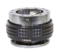 Picture of NRG Quick Release Kit - Pyramid Edition - Gunmetal Body / Black Pyramid Ring