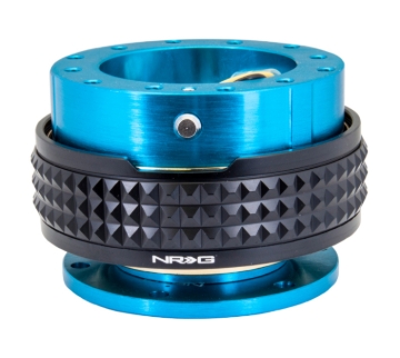 Picture of NRG Quick Release Kit - Pyramid Edition - New Blue Body / Black Pyramid Ring