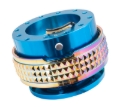 Picture of NRG Quick Release Kit - Pyramid Edition - Blue Body / Neochrome Pyramid Ring