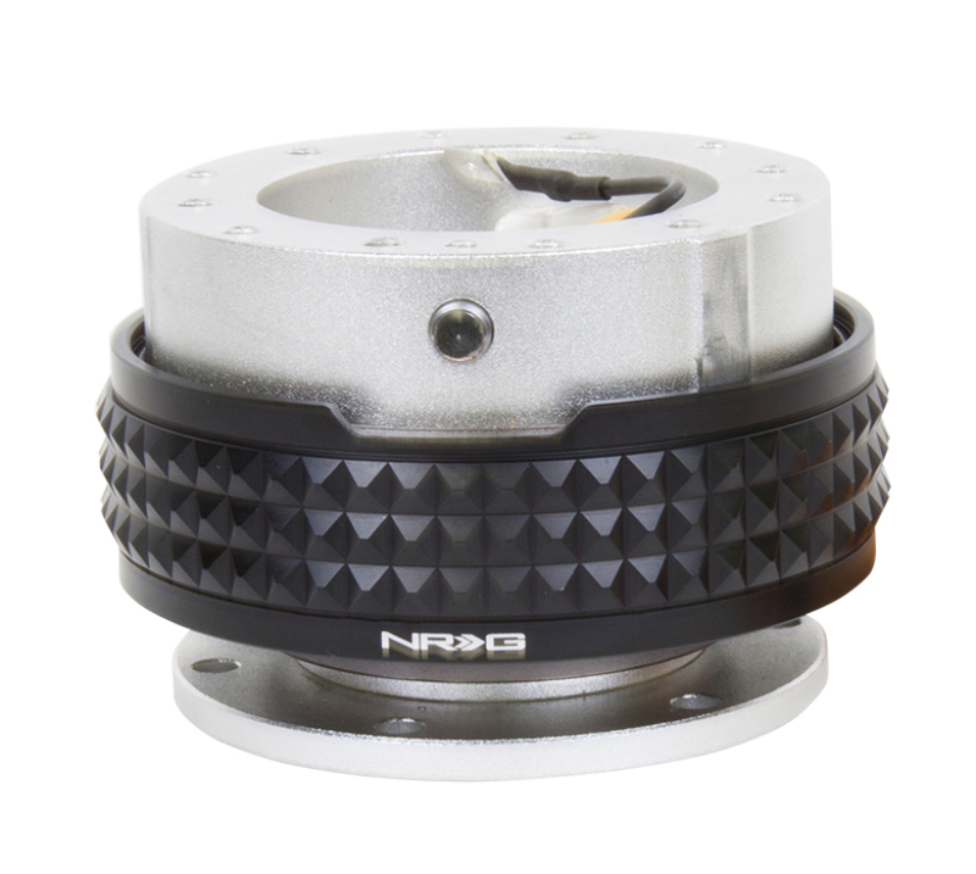 Picture of NRG Quick Release Kit - Pyramid Edition - Silver Body / Black Pyramid Ring