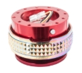 Picture of NRG Quick Release Kit - Pyramid Edition - Red Body / Neochrome Pyramid Ring