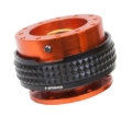 Picture of NRG Quick Release Kit - Pyramid Edition - Orange Body / Black Pyramid Ring