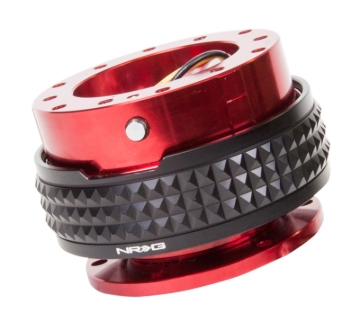 Picture of NRG Quick Release Kit - Pyramid Edition - Red Body / Black Pyramid Ring