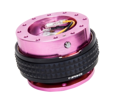 Picture of NRG Quick Release Kit - Pyramid Edition - Pink Body / Black Pyramid Ring