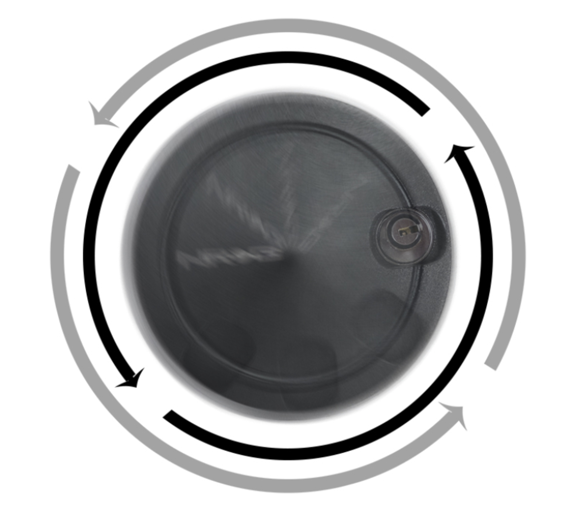 Picture of NRG Quick Lock V2 w/Free Spin - Black (Will Not Work w/Thin Version QR or Quick Tilt System)