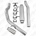 Picture of MBRP 2003-2007 Ford F-250/350 6.0L EC/CC Cat Back Single Side (Stock Cat)