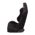 Picture of NRG Sport Seats (Pair) Type-R Cloth w/NRG Logo - Black w/Red Stitch