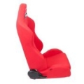 Picture of NRG Sport Seats (Pair) Type-R Cloth w/NRG Logo - Red w/Red Stitch