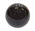 Picture of NRG Universal Ball Style Shift Knob (No Logo) - Black Carbon Fiber (5 Speed Pattern)