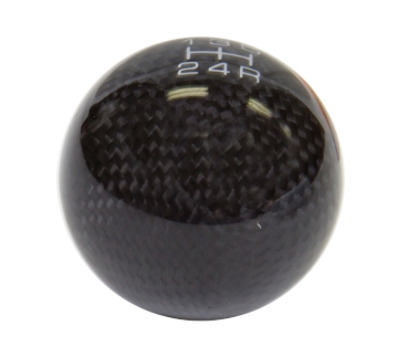 Picture of NRG Universal Ball Style Shift Knob (No Logo) - Black Carbon Fiber (5 Speed Pattern)