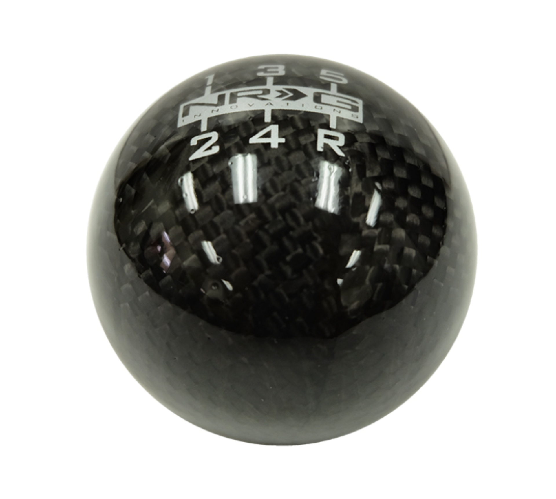 Picture of NRG Universal Ball Style Shift Knob - Heavy Weight 480G / 1.1Lbs. - Black Carbon Fiber (5 Speed)