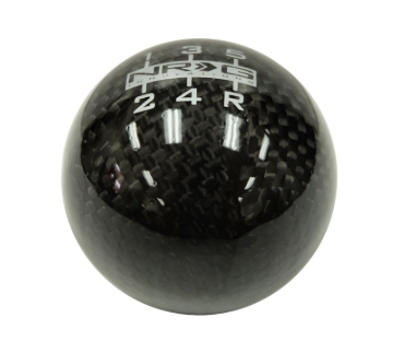 Picture of NRG Universal Ball Style Shift Knob - Heavy Weight 480G / 1.1Lbs. - Black Carbon Fiber (5 Speed)